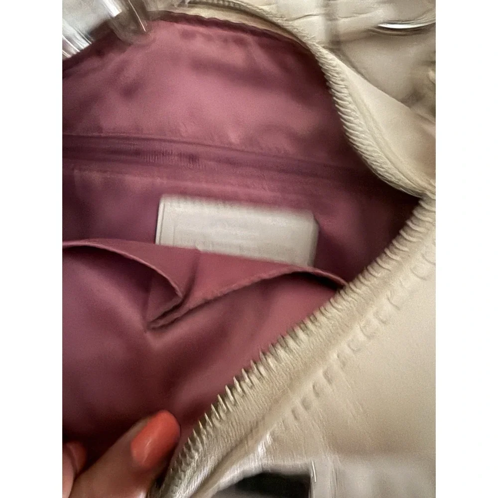 Auth Coach Kristin Leather Hobo 2WAY Shoulder Bag Pink Beige 16808 Dustbag